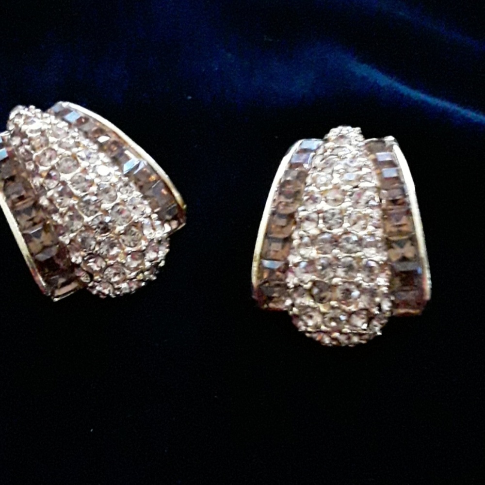sparkly, dressy earrings, clip